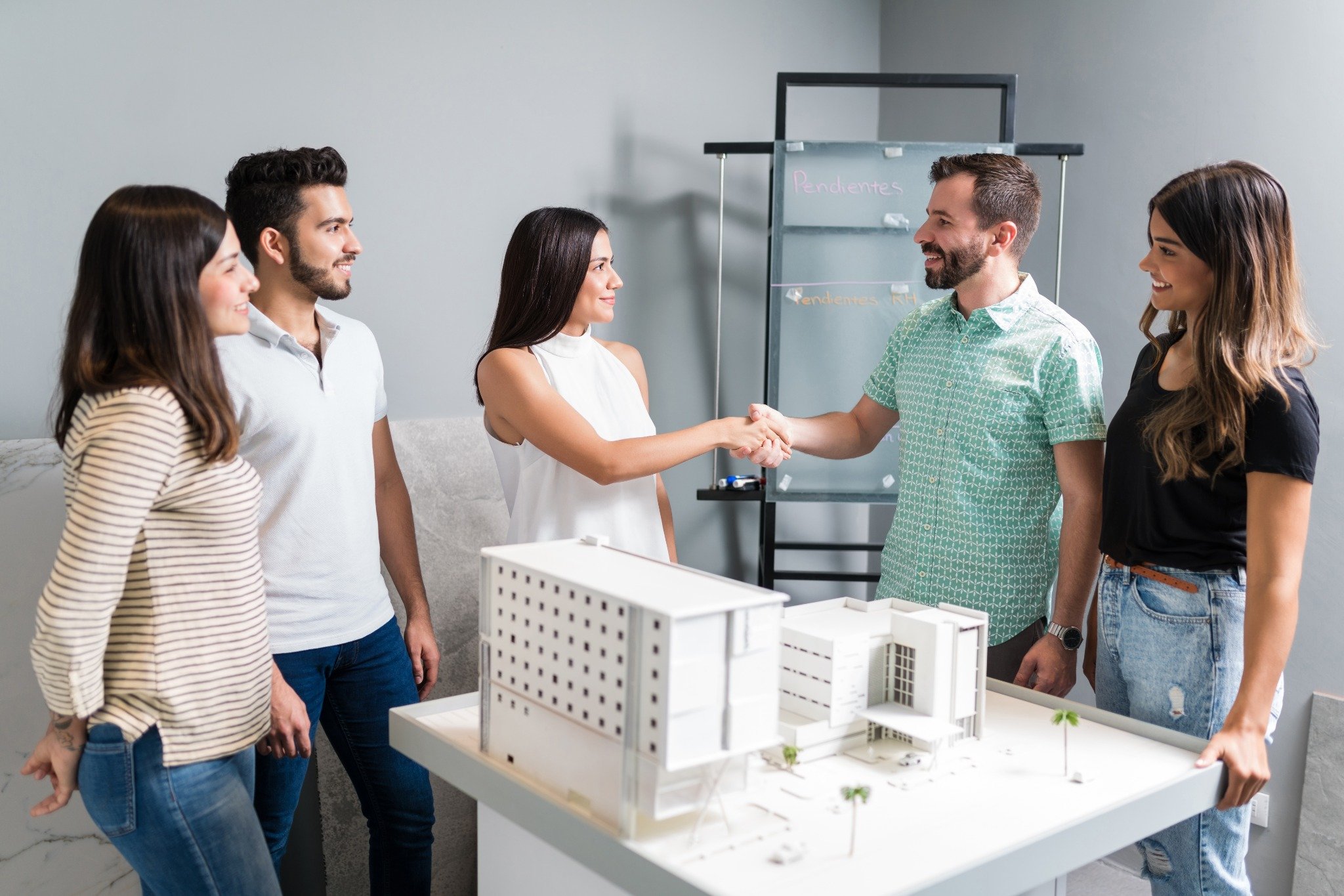 people meeting for property/real estate