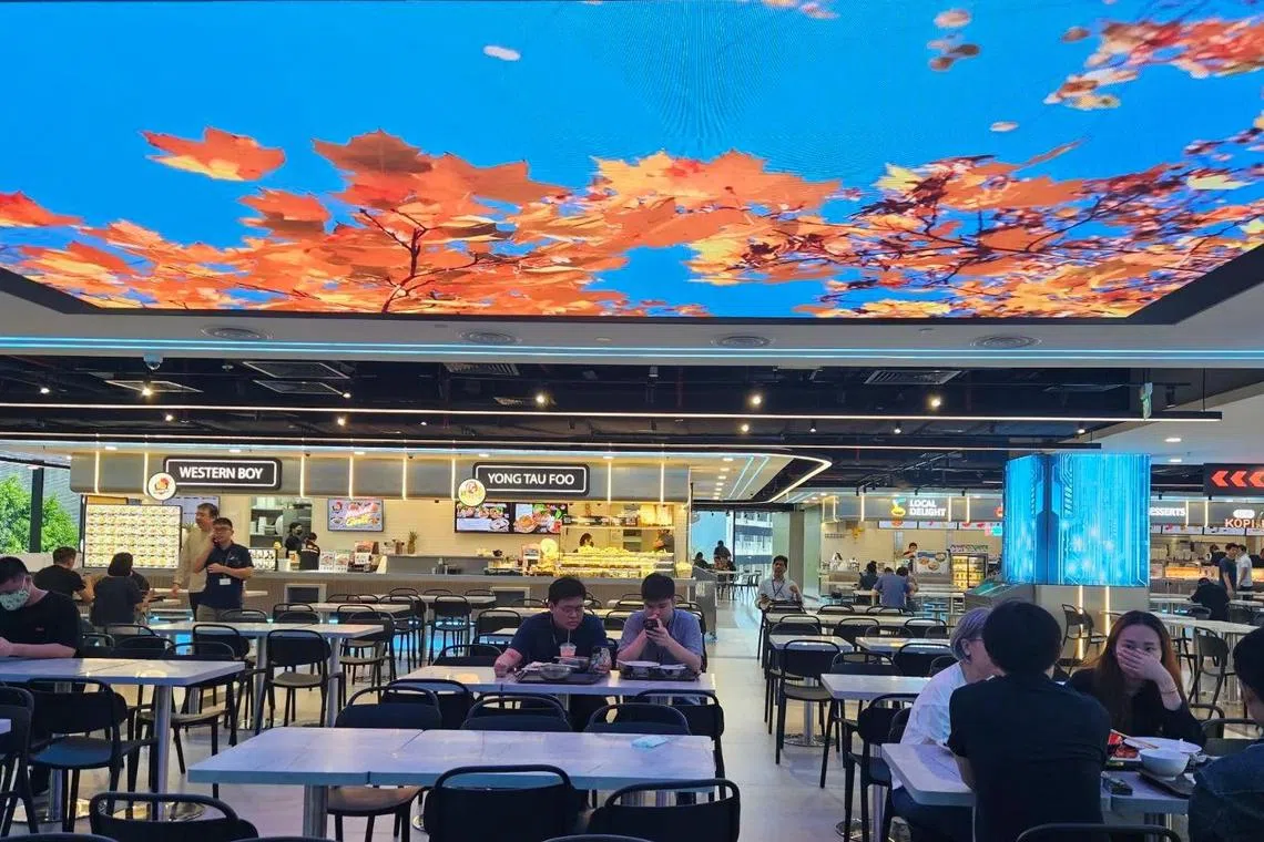mapletree singapore food court